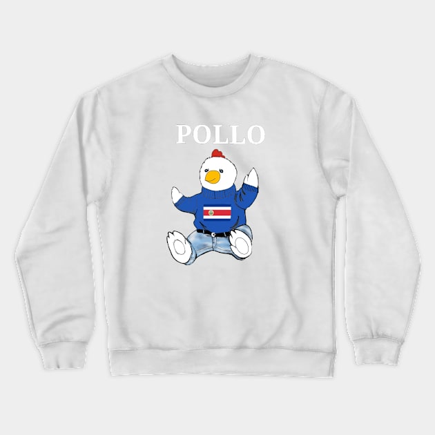 Pollo Bear de Costa Rica Crewneck Sweatshirt by Duendo Design